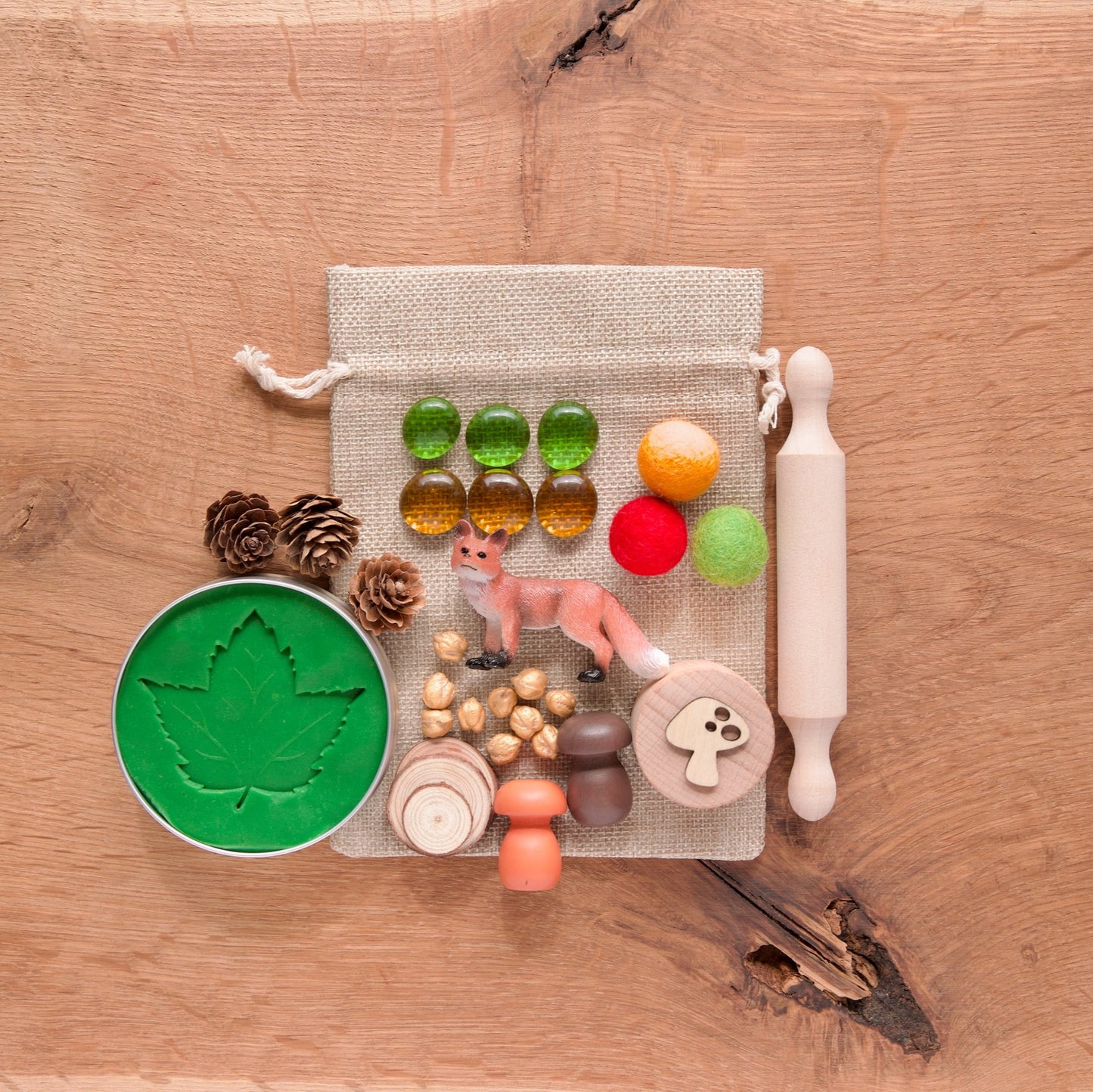 Kit de pâte à modeler "Renard"