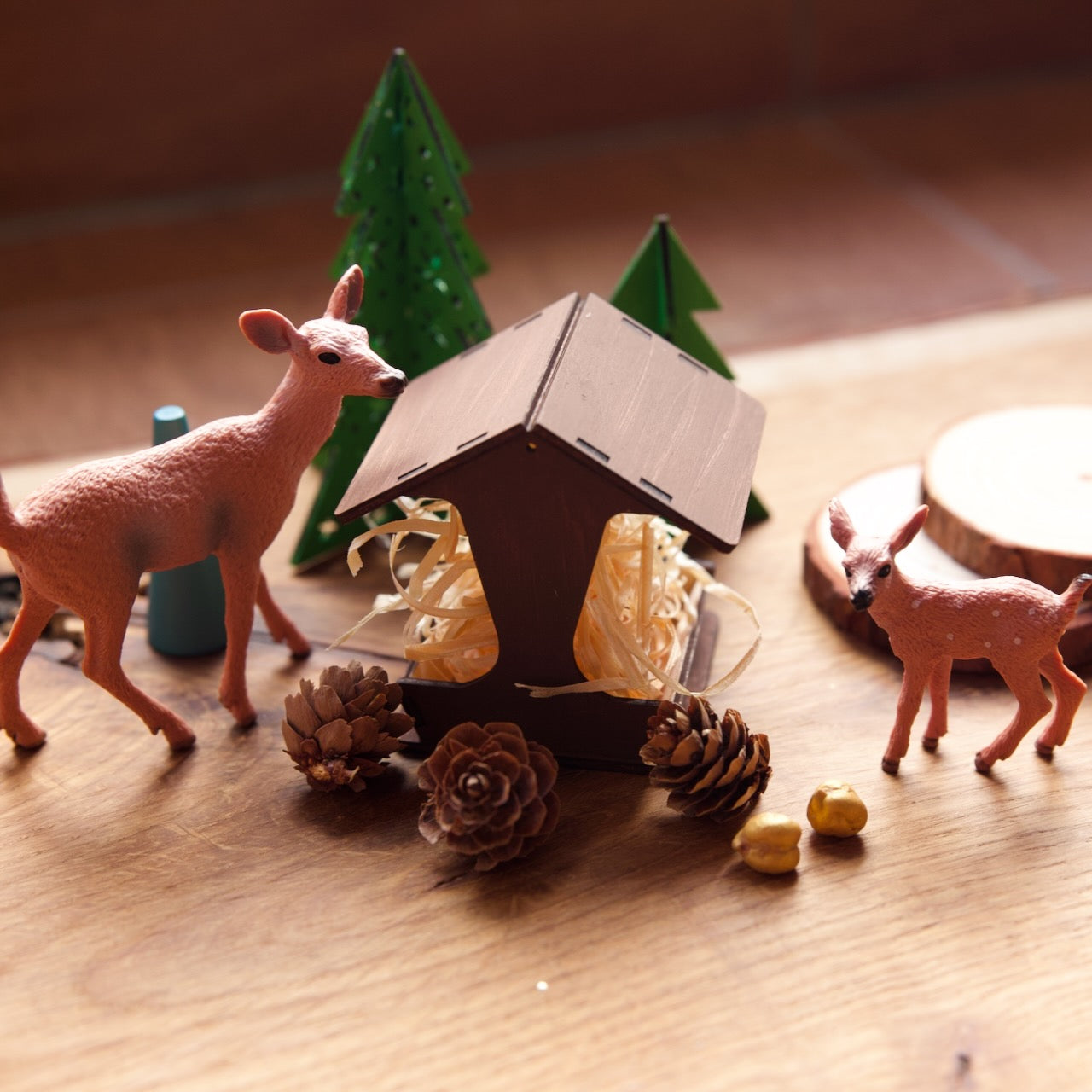 Kit de pâte à modeler "Famille de cerfs"