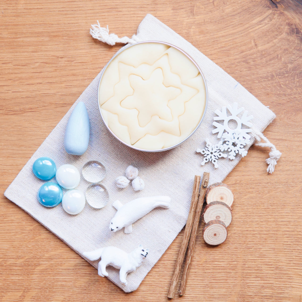 Petit kit de pâte à modeler "Arctique"