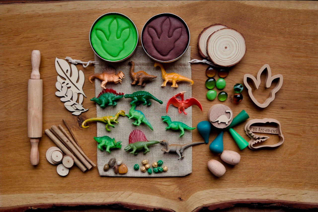 Kit de pâte à modeler "Dinosaures"