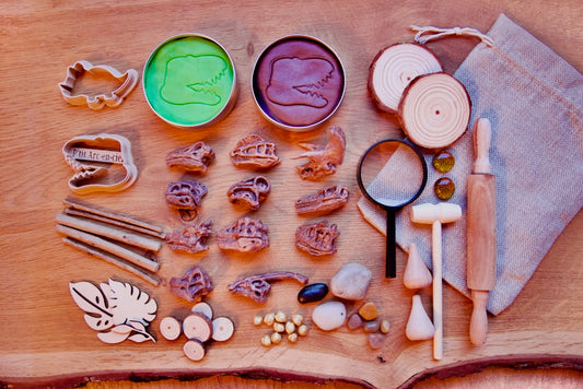 Kit de pâte à modeler "Paléontologie"