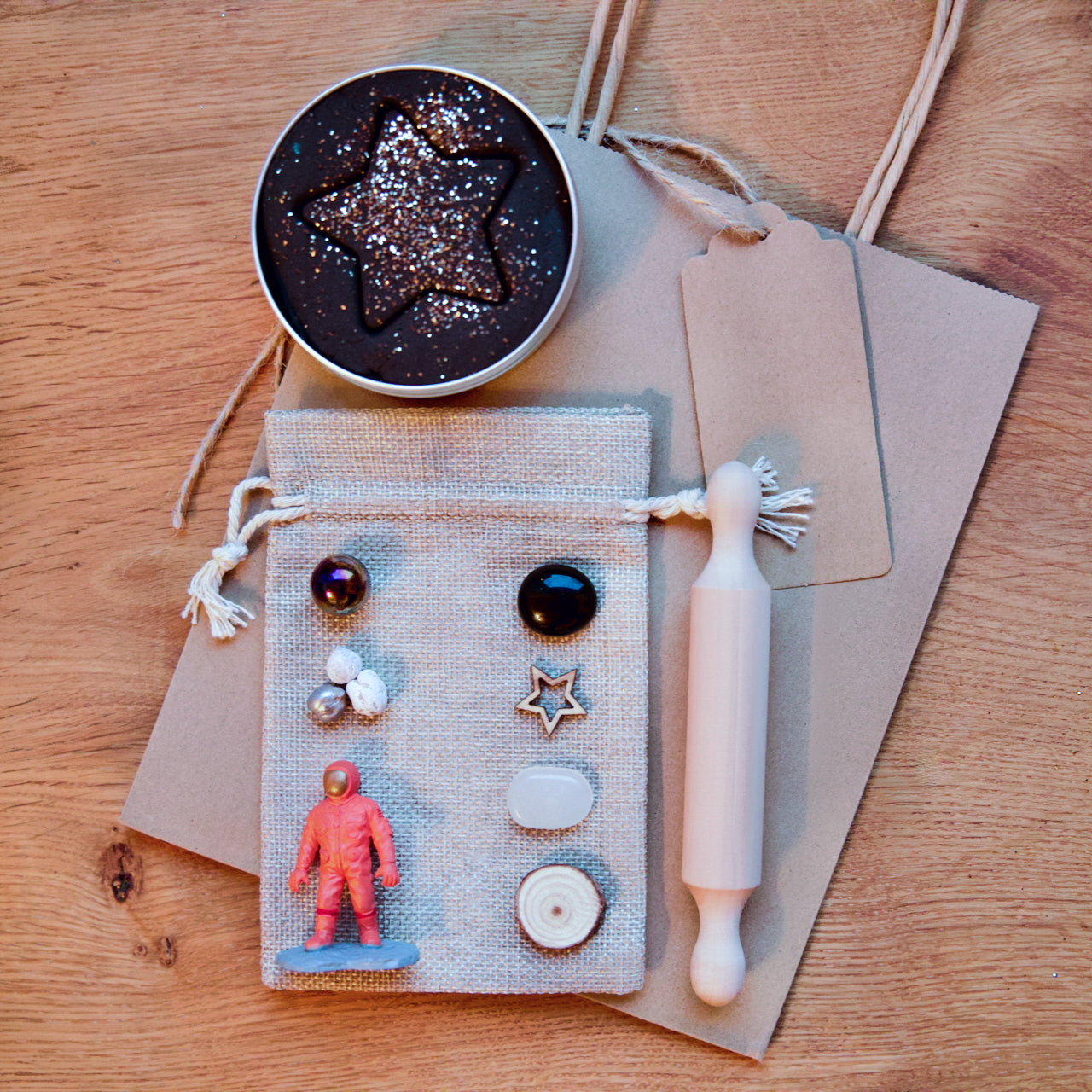 Mini kit de pâte à modeler "Espace"