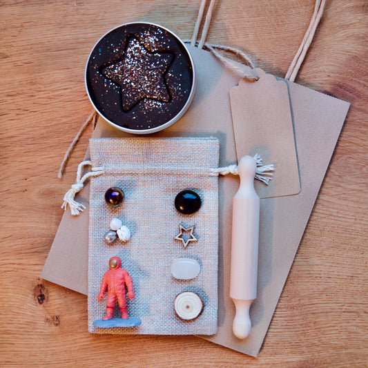 Mini kit de pâte à modeler "Espace"