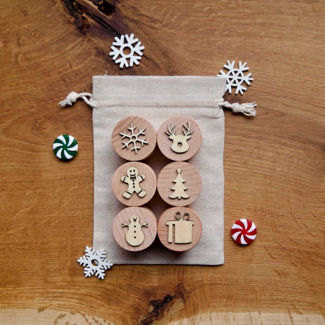 Set de timbres de Noël