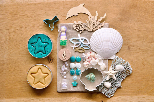Kit de pâte à modeler "Sirène"