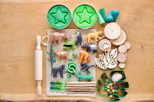 Kit de pâte à modeler "Forêt Tropicale"
