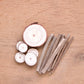 Bâtonnets et disques en bois