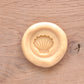 Tampon en bois "Coquillages"