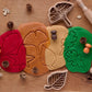 Set 5 emporte‑pièces feuilles
