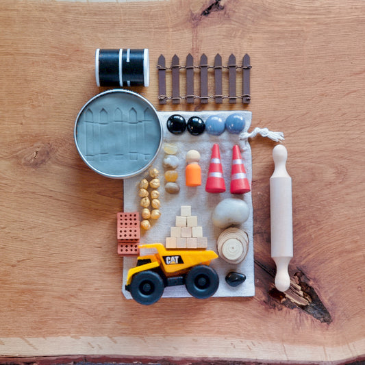 Petit kit de pâte à modeler "Chantier"