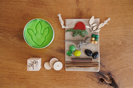Petit kit de pâte à modeler "Dinosaures"
