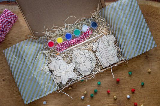 Kit de peinture d'ornements de Noël